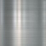 Brushed metal plate